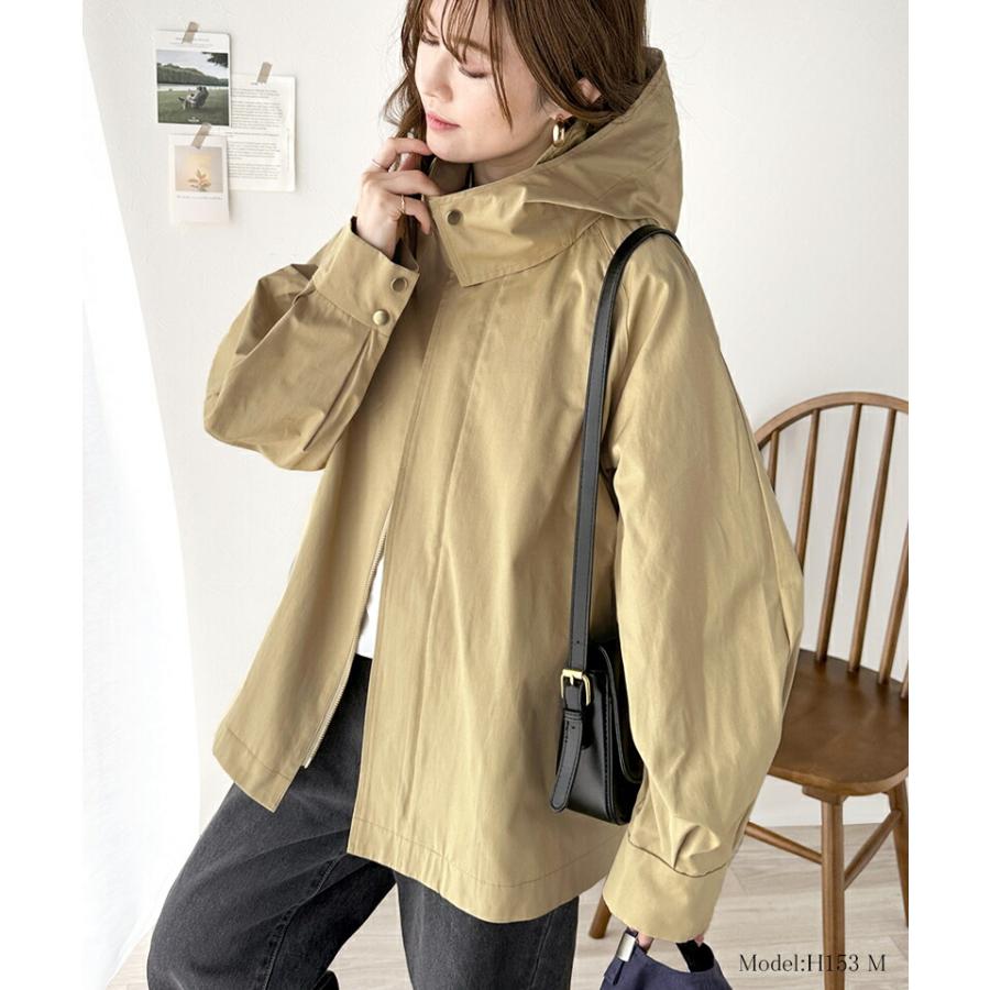 アウター ジャケット レディース スタンド カラー マウンテンパーカー ビッグシルエット レイヤードコーデ アウトドア 旅行 デイリー 羽織り | classicalelf | 15
