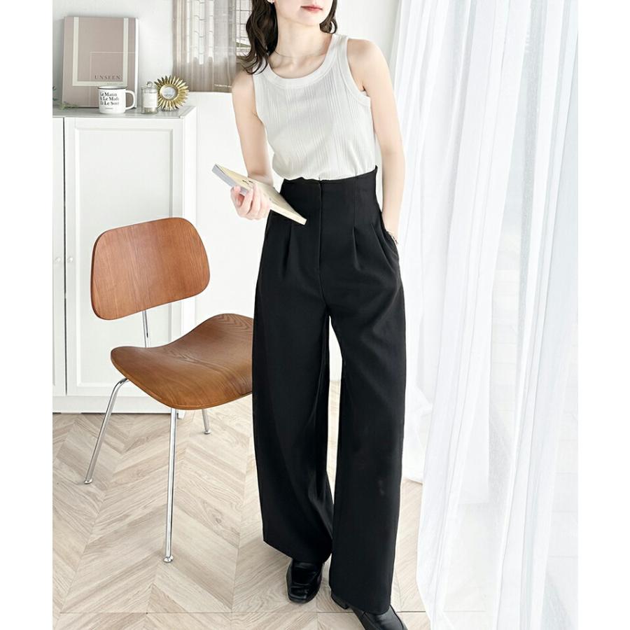 【sustaina+】トップス タンクトップ レディース オーガニックコットン 配色 リブ ランダム テレコ アソート アメリカンスリーブ タンクトップ | classicalelf | 07