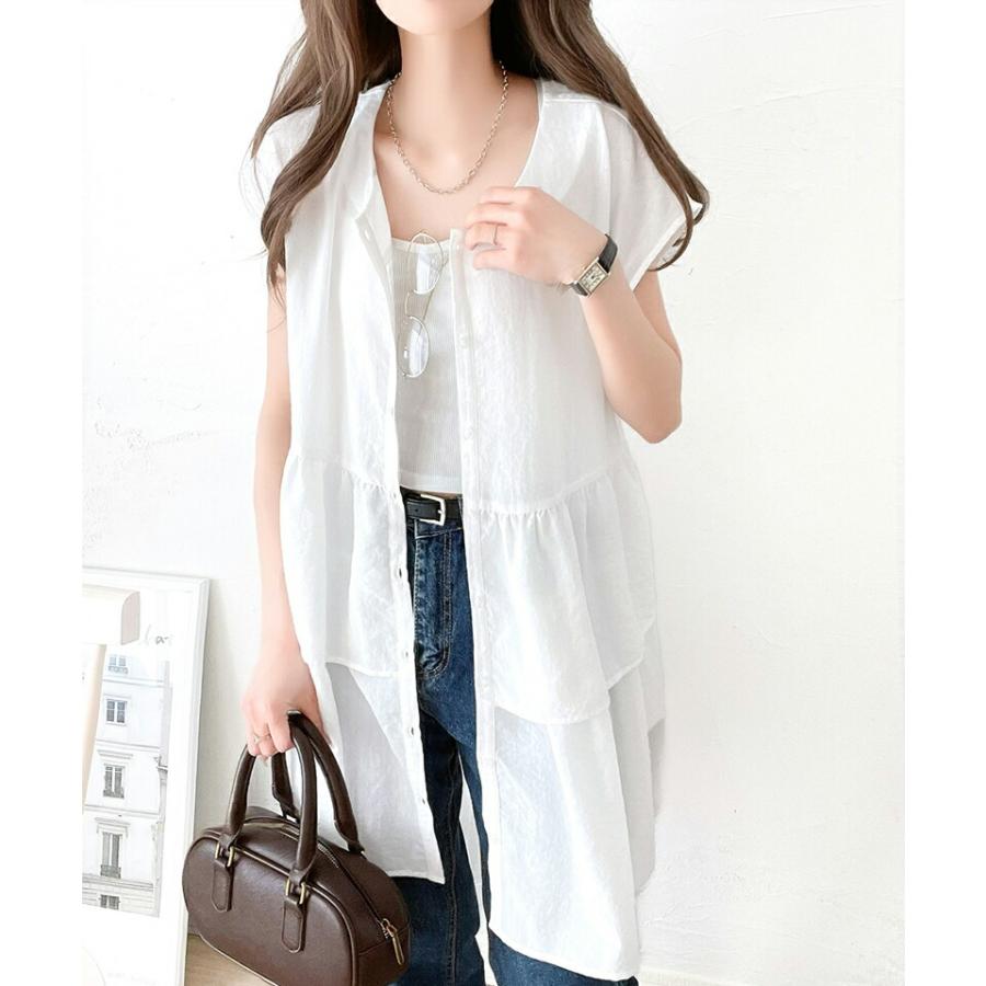【新品未使用！】前後2wayティアードチュニック(アイボリー) 前後2wayティアードチュニック Beige – honono for mom&baby