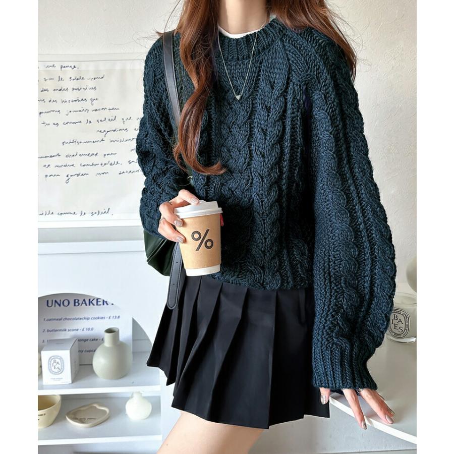 classicalelf トップス ニット レディース ざっくり 手編み 風