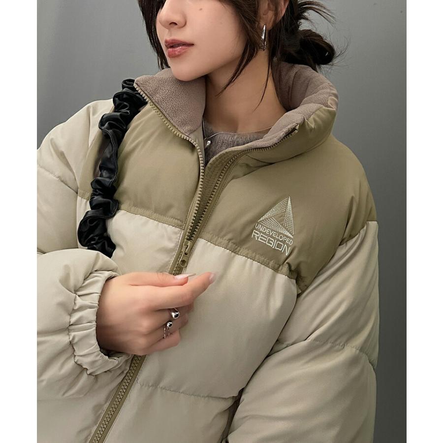 《java ジャバコラボ》 アウター ジャケット レディース 軽くて 暖かい 中綿 ロゴ 刺繍 フェイク ダウンジャケット 男女兼用 ユニセックス メンズ | classicalelf | 12