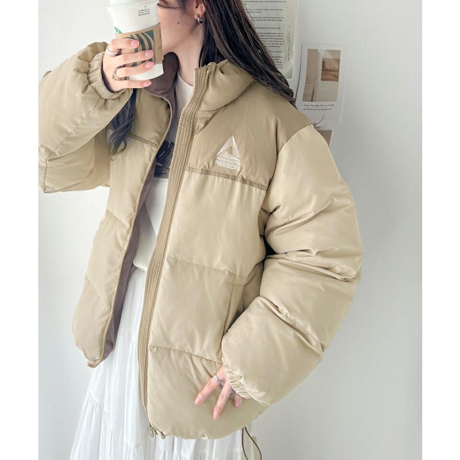 《java ジャバコラボ》 アウター ジャケット レディース 軽くて 暖かい 中綿 ロゴ 刺繍 フェイク ダウンジャケット 男女兼用 ユニセックス メンズ | classicalelf | 13