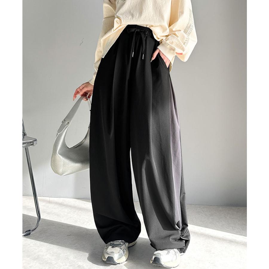 ボトムス パンツ レディース イージーパンツ ストレッチ素材 スタイリッシュ 楽ちん アクティブ ウエストゴム仕様 カジュアル 綺麗め ラクラク | classicalelf | 10