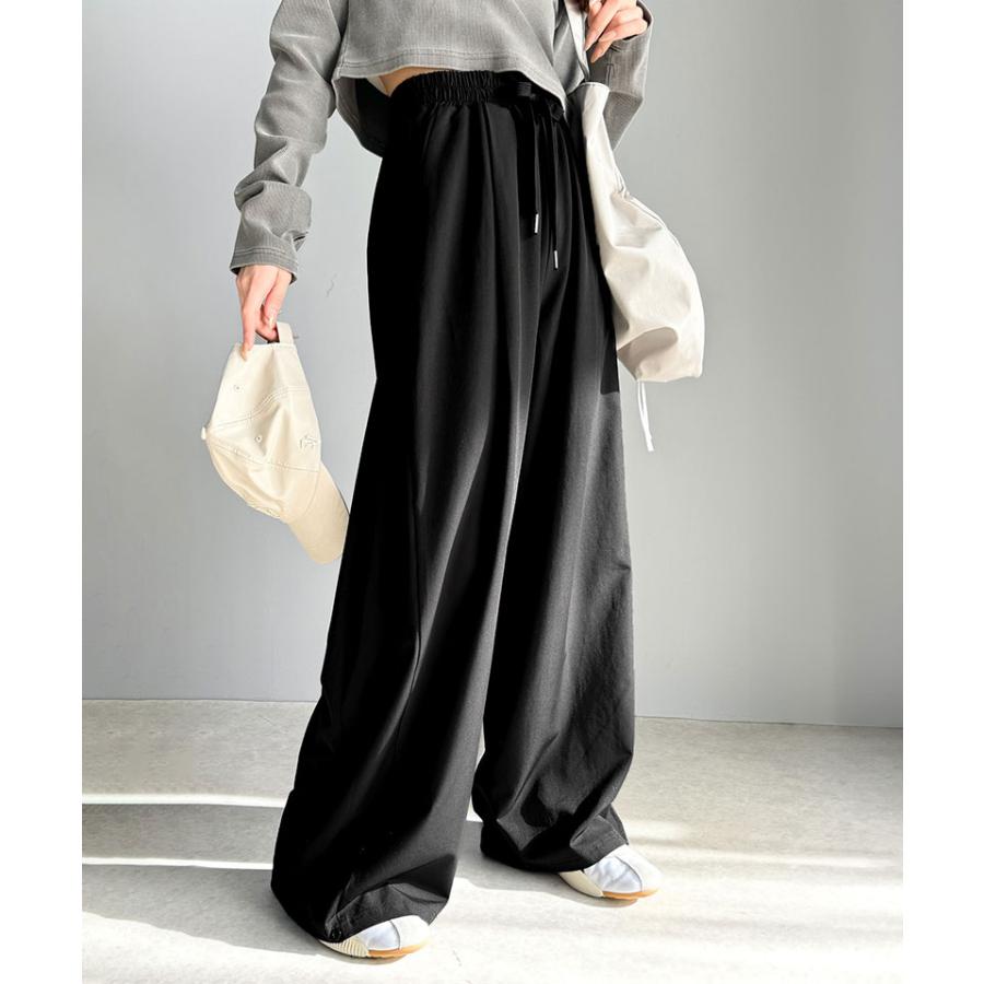 ボトムス パンツ レディース イージーパンツ ストレッチ素材 スタイリッシュ 楽ちん アクティブ ウエストゴム仕様 カジュアル 綺麗め ラクラク | classicalelf | 07