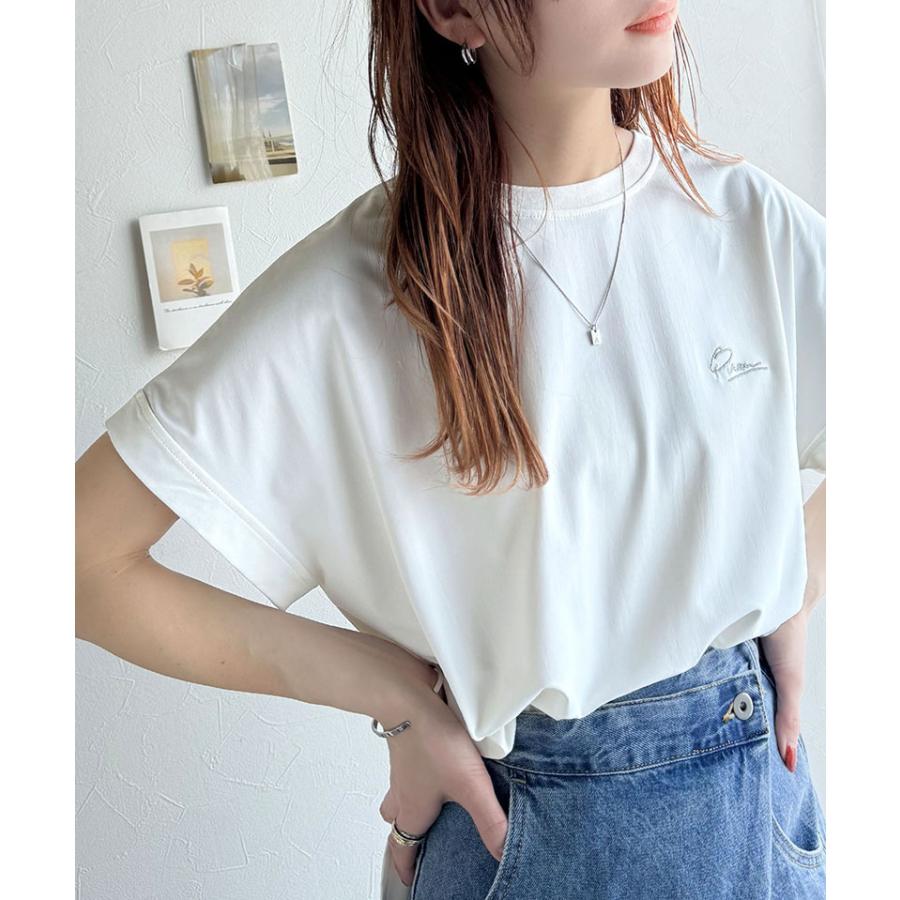 【 クラシカルエルフ classical elf 】 tシャツ レディース 半袖 トップス カットソー UVカット 接触冷感 遮熱機能 ひんやり 半袖トップス 涼しい | classicalelf | 02
