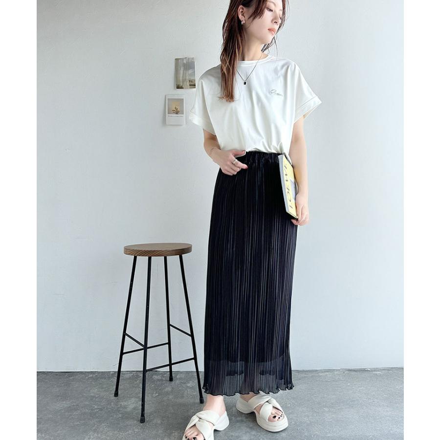 【 クラシカルエルフ classical elf 】 tシャツ レディース 半袖 トップス カットソー UVカット 接触冷感 遮熱機能 ひんやり 半袖トップス 涼しい | classicalelf | 04