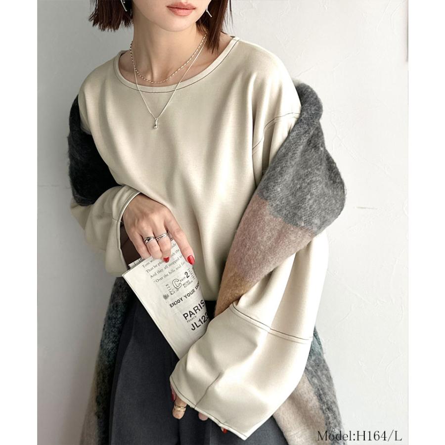 【 クラシカルエルフ classical elf 】 ロンt レディース ブランド トップス ふんわり ランタン スリーブ 切替 ステッチ ダンボール 素材 プルオーバー 長袖 | classicalelf | 11