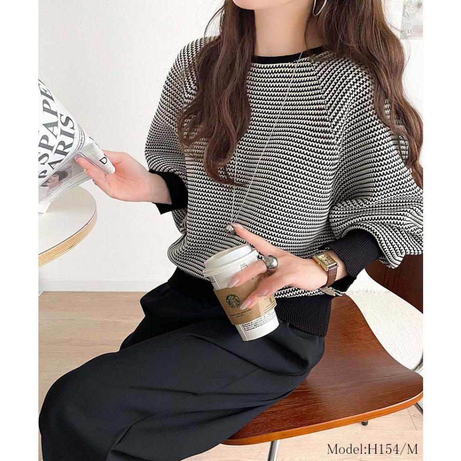 【 クラシカルエルフ classical elf 】 トップス カーディガン レディース ラグランニット ゆったりシルエット 前後2way 抜け感 華奢見え | classicalelf | 13