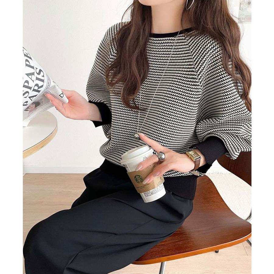 【 クラシカルエルフ classical elf 】 トップス カーディガン レディース ラグランニット ゆったりシルエット 前後2way 抜け感 華奢見え | classicalelf | 14