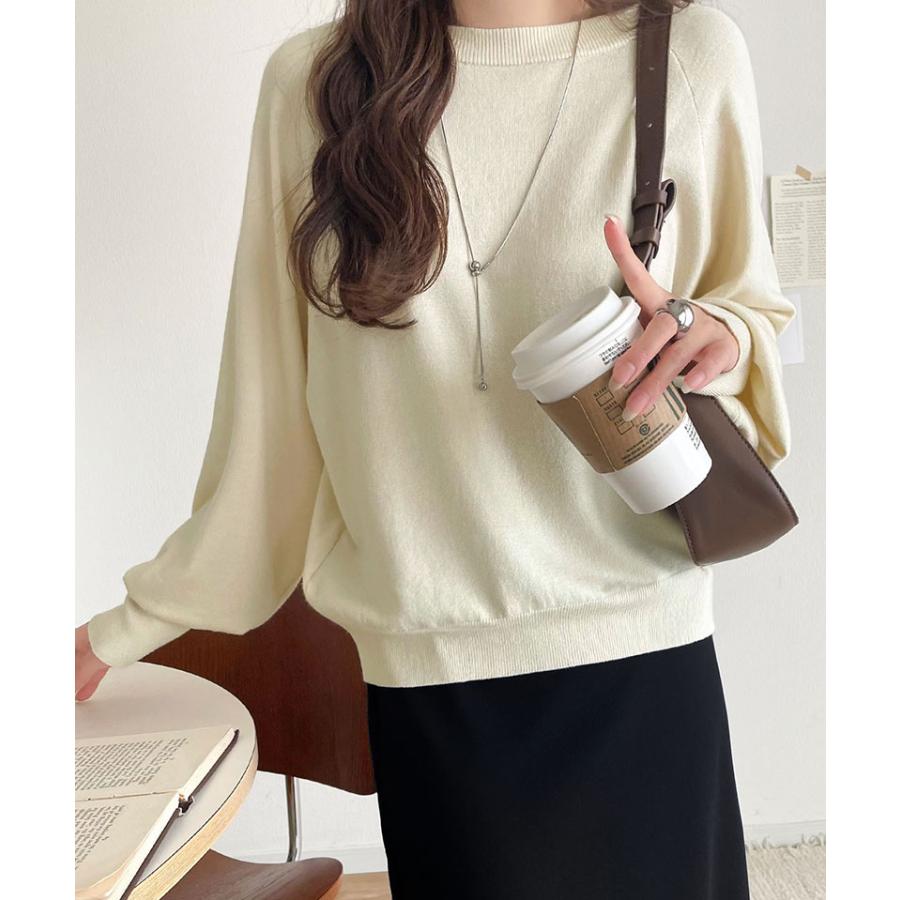 【 クラシカルエルフ classical elf 】 トップス ニット レディース ヘンリーネック ラグランスリーブ 前後2way カジュアル シンプル モード | classicalelf | 04