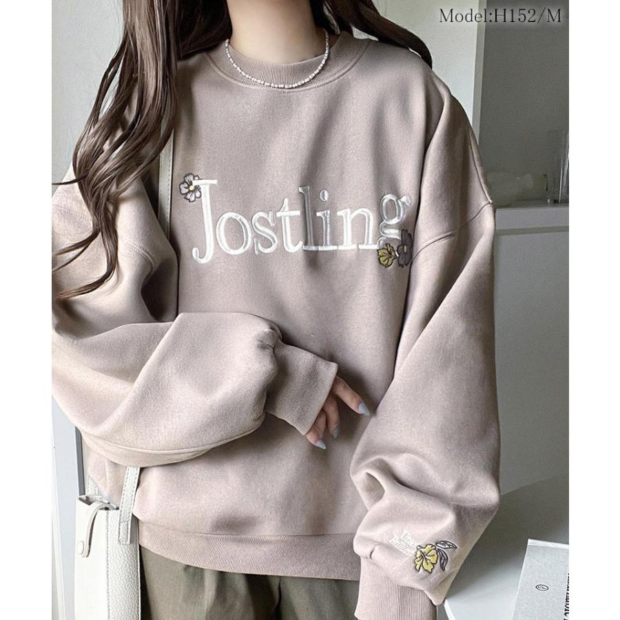 【 クラシカルエルフ classical elf 】スウェット レディース トップス フラワー刺繍 裏起毛 シンプル カジュアル オシャレ 柔らかな素材 贅沢な刺繍 | classicalelf | 10