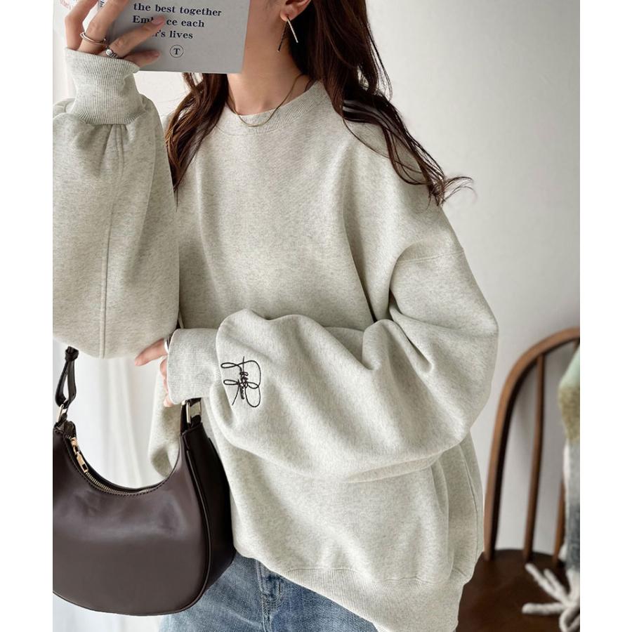 【 クラシカルエルフ classical elf 】スウェット レディース トップス 裏起毛 大人カジュアル 映える シンプル ゆったり ベーシック 古着風 | classicalelf | 10