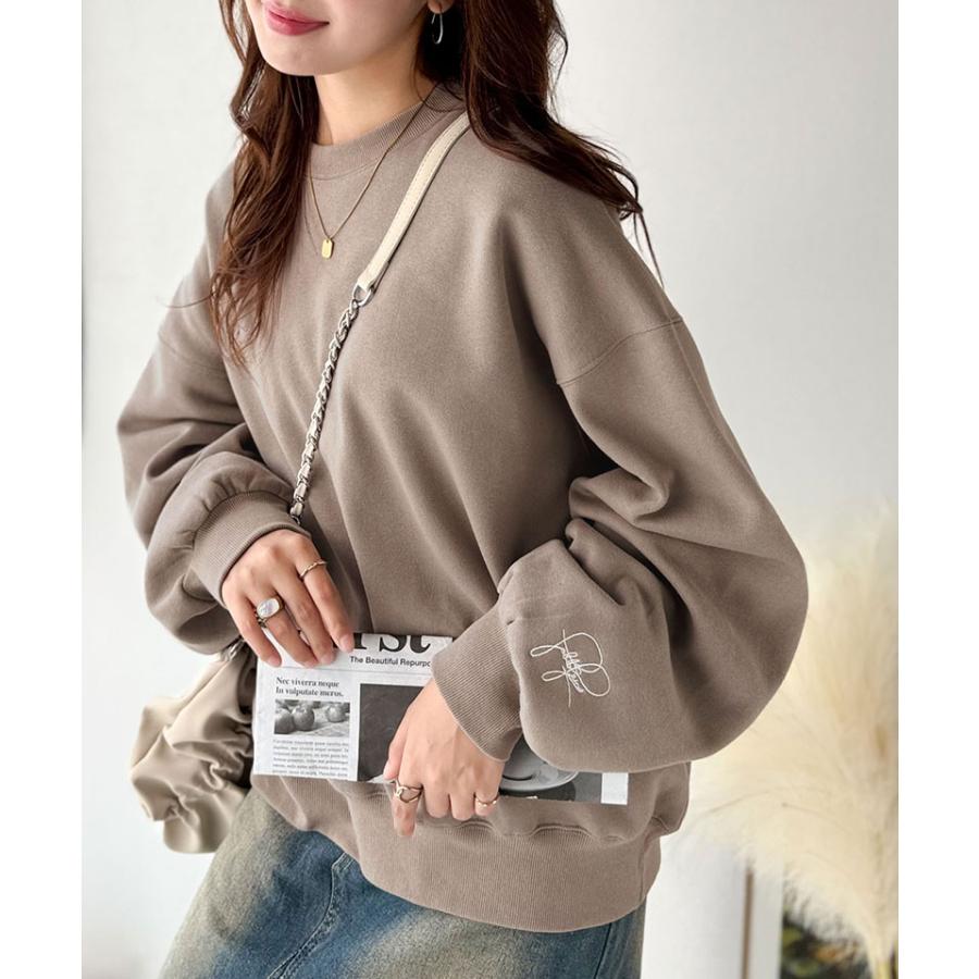 【 クラシカルエルフ classical elf 】スウェット レディース トップス 裏起毛 大人カジュアル 映える シンプル ゆったり ベーシック 古着風 | classicalelf | 13