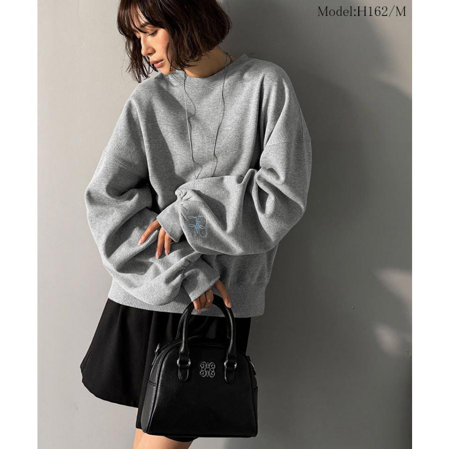 【 クラシカルエルフ classical elf 】スウェット レディース トップス 裏起毛 大人カジュアル 映える シンプル ゆったり ベーシック 古着風 | classicalelf | 04