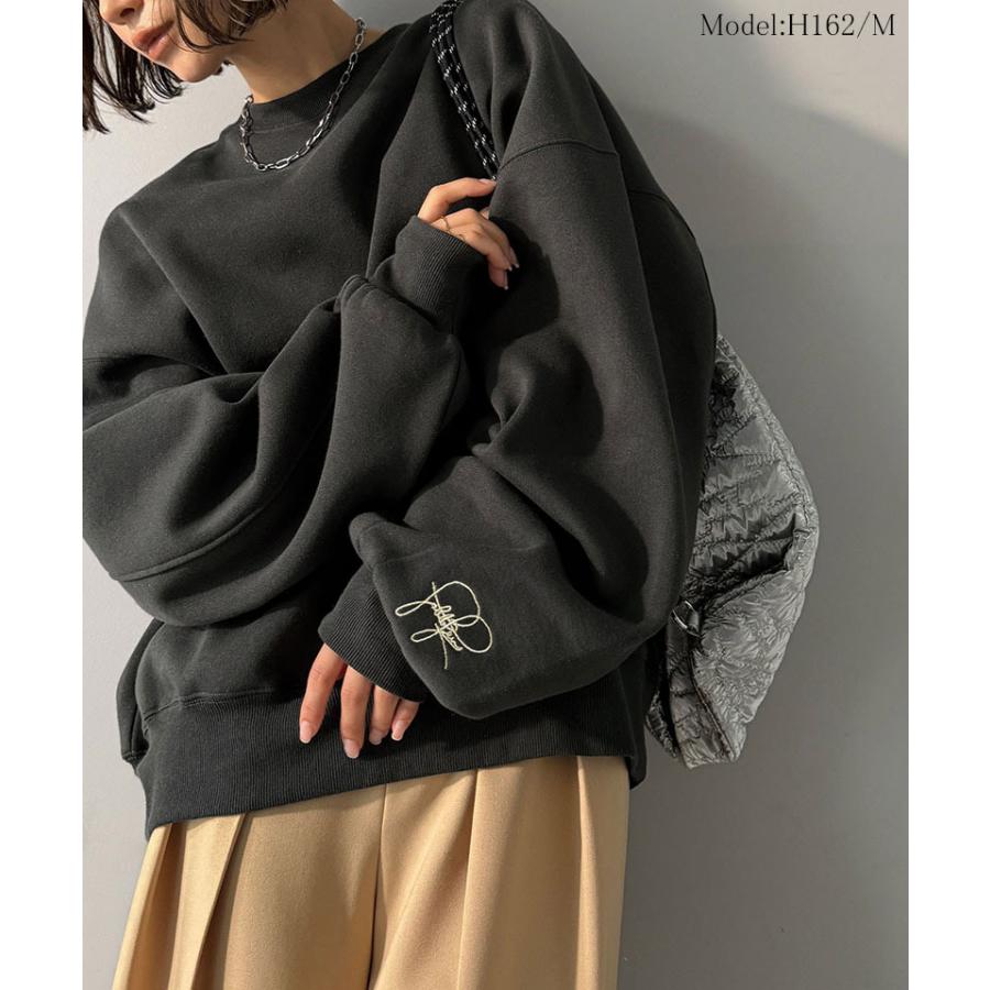 【 クラシカルエルフ classical elf 】スウェット レディース トップス 裏起毛 大人カジュアル 映える シンプル ゆったり ベーシック 古着風 | classicalelf | 06