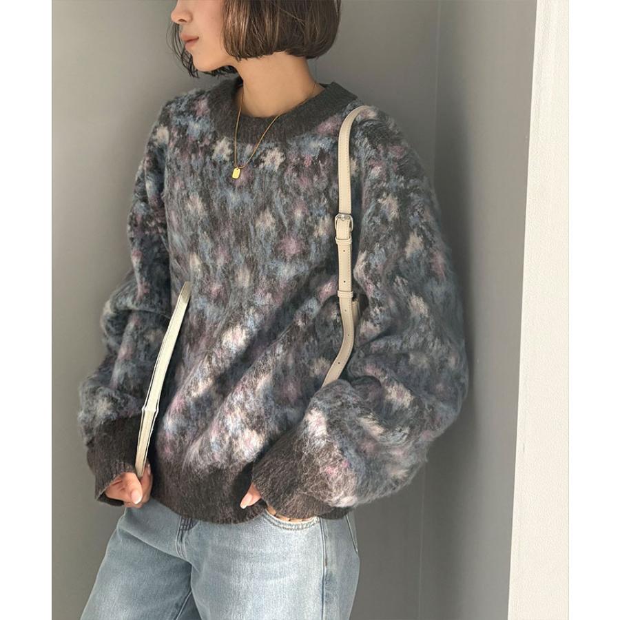 【 クラシカルエルフ classical elf 】ニット レディース 長袖 トップス ヴィンテージライク 上級見え アンティーク ラグ モチーフ柄 プルオーバー | classicalelf | 11