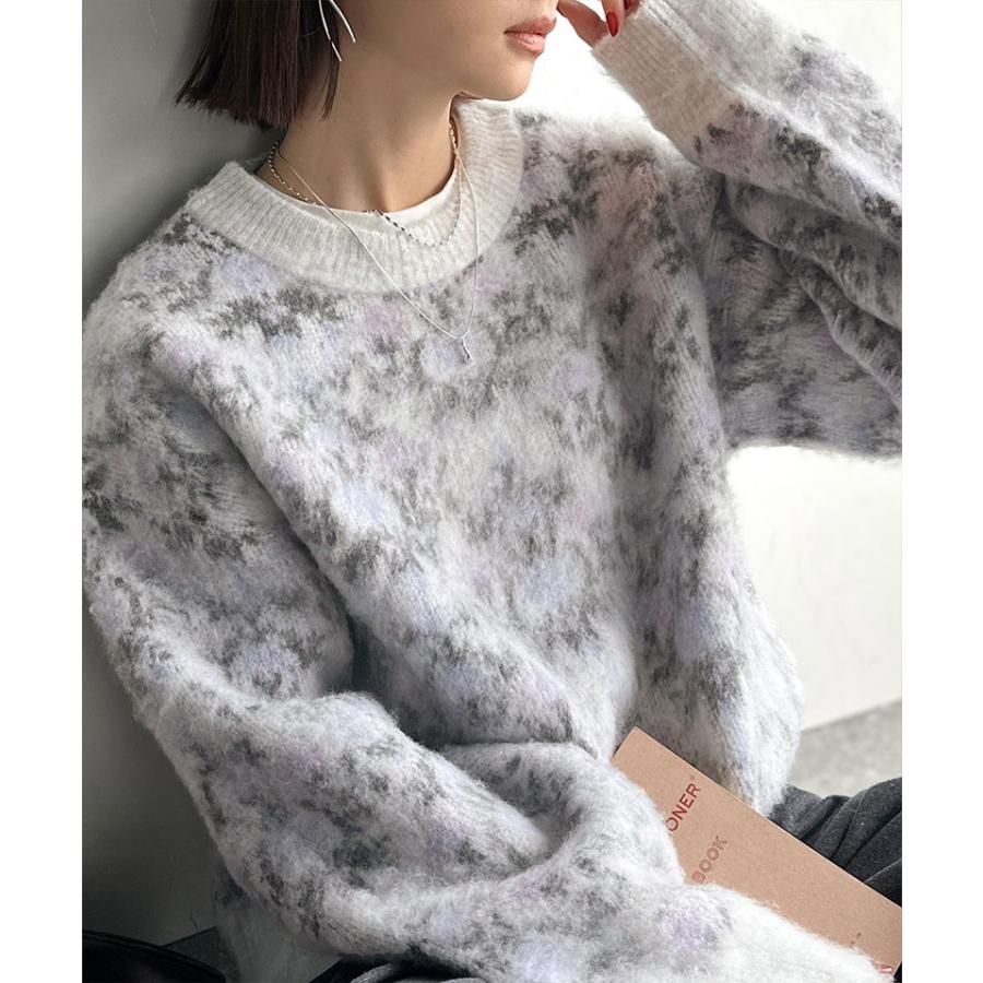【 クラシカルエルフ classical elf 】ニット レディース 長袖 トップス ヴィンテージライク 上級見え アンティーク ラグ モチーフ柄 プルオーバー | classicalelf | 06