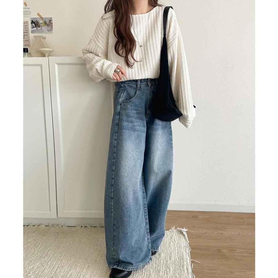 【 クラシカルエルフ classical elf 】トップス 秋 カットソー 長袖 レディース フクレジャガード ゆったり こなれ感 デイリー オフィス カジュアル | classicalelf | 03