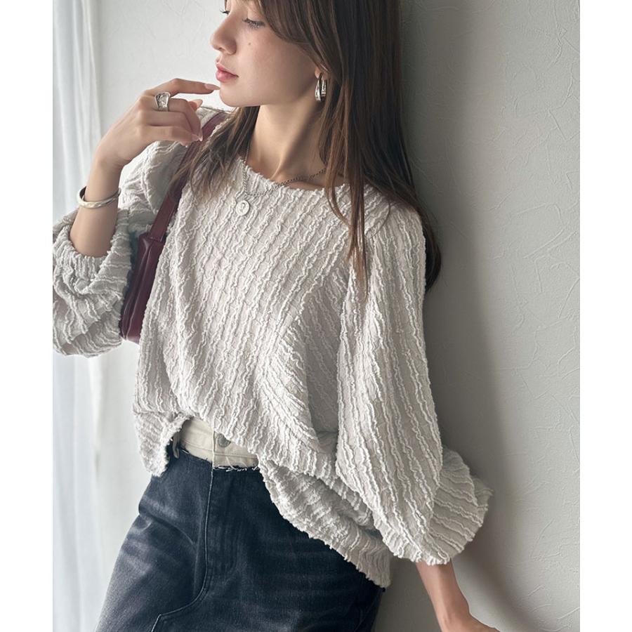 【 クラシカルエルフ classical elf 】 トップス ブラウス レディース チュニック 前後2way ジャガード 高見え 体型カバー 上品 高級感 | classicalelf | 11