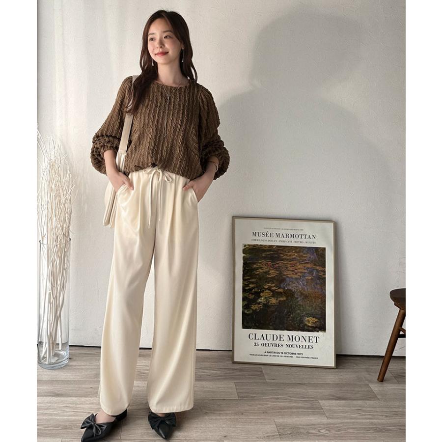 【 クラシカルエルフ classical elf 】 トップス ブラウス レディース チュニック 前後2way ジャガード 高見え 体型カバー 上品 高級感 | classicalelf | 14