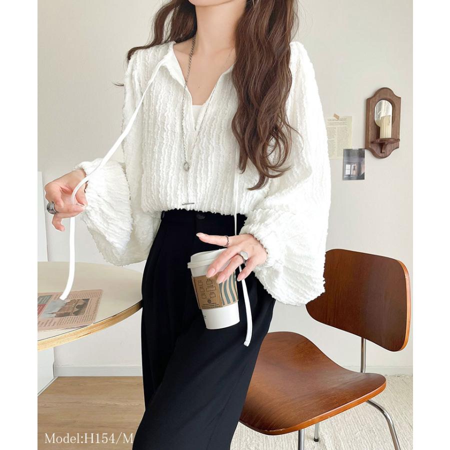 【 クラシカルエルフ classical elf 】 トップス ブラウス レディース チュニック 前後2way ジャガード 高見え 体型カバー 上品 高級感 | classicalelf | 02