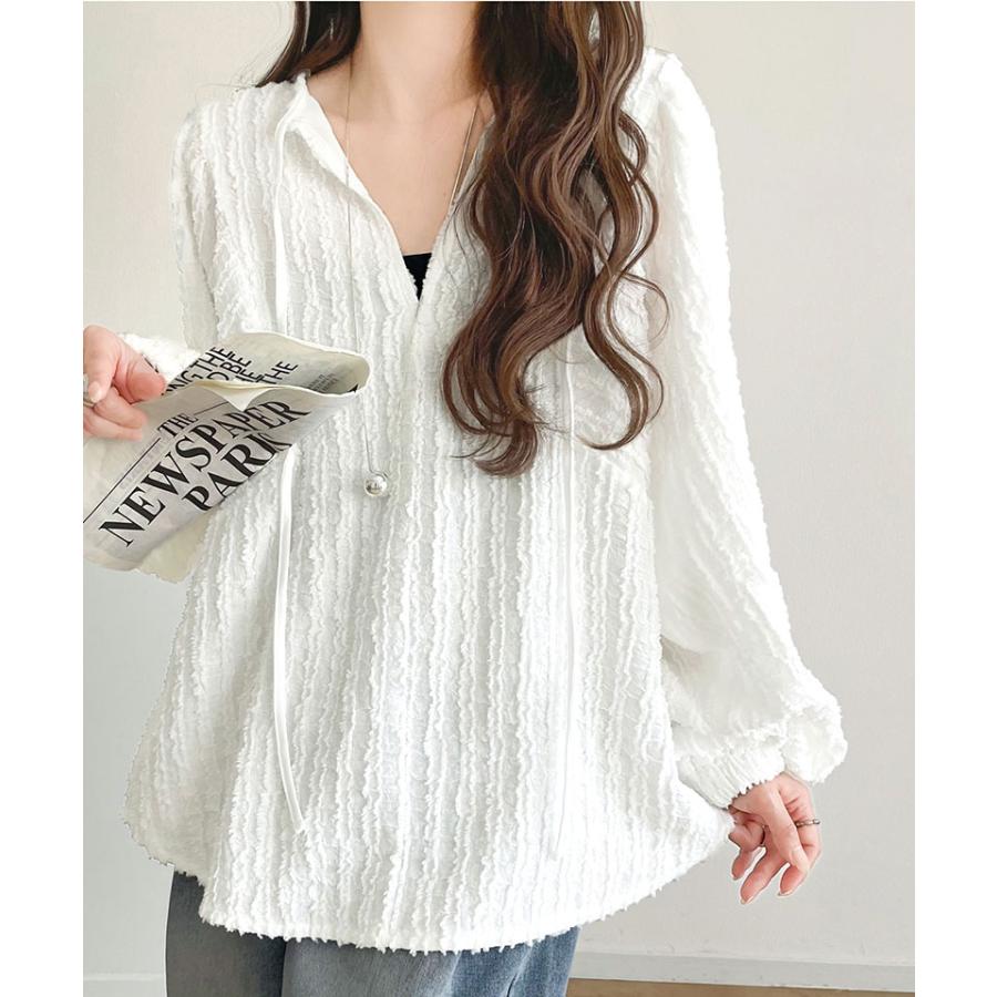 【 クラシカルエルフ classical elf 】 トップス ブラウス レディース チュニック 前後2way ジャガード 高見え 体型カバー 上品 高級感 | classicalelf | 04