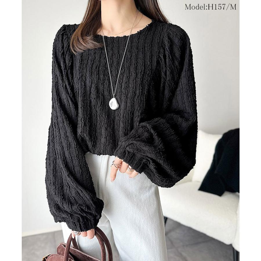 【 クラシカルエルフ classical elf 】 トップス ブラウス レディース チュニック 前後2way ジャガード 高見え 体型カバー 上品 高級感 | classicalelf | 06