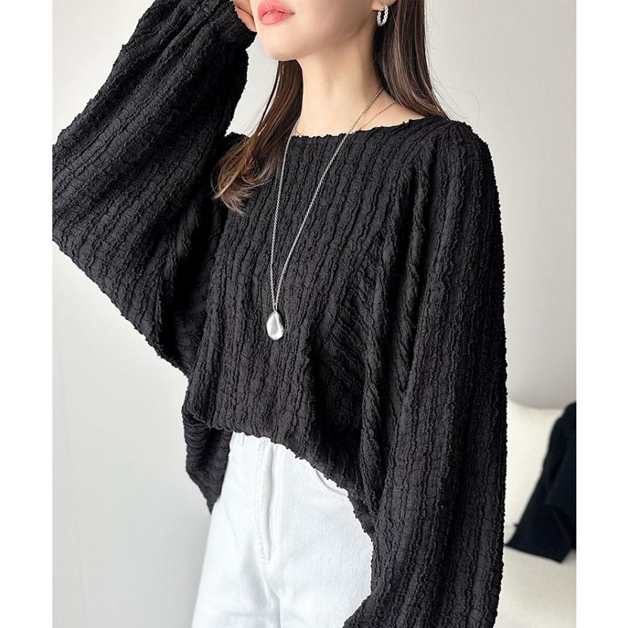 【 クラシカルエルフ classical elf 】 トップス ブラウス レディース チュニック 前後2way ジャガード 高見え 体型カバー 上品 高級感 | classicalelf | 08