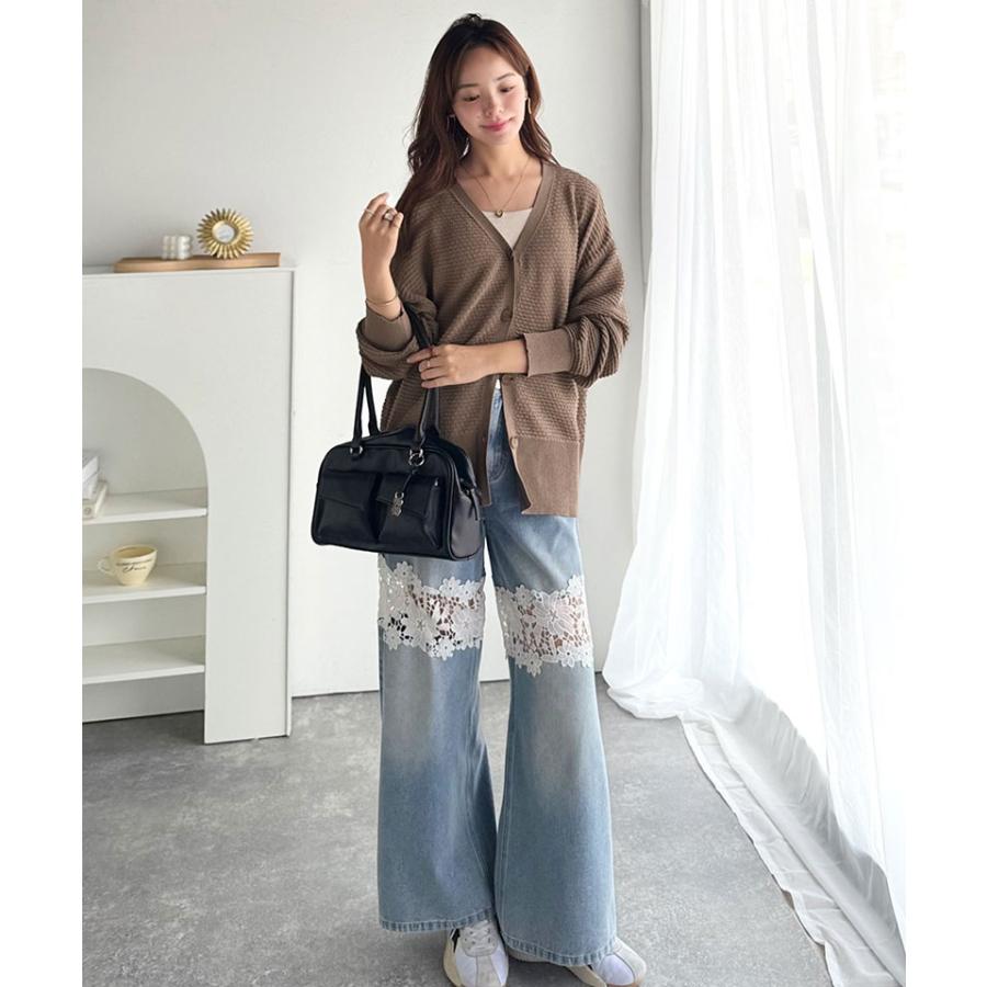 【 クラシカルエルフ classical elf 】 トップス カーディガン レディース ニット カーデ ブークレ編み 羽織り 立体感 上品 ニットカーディガン ゆったり | classicalelf | 12