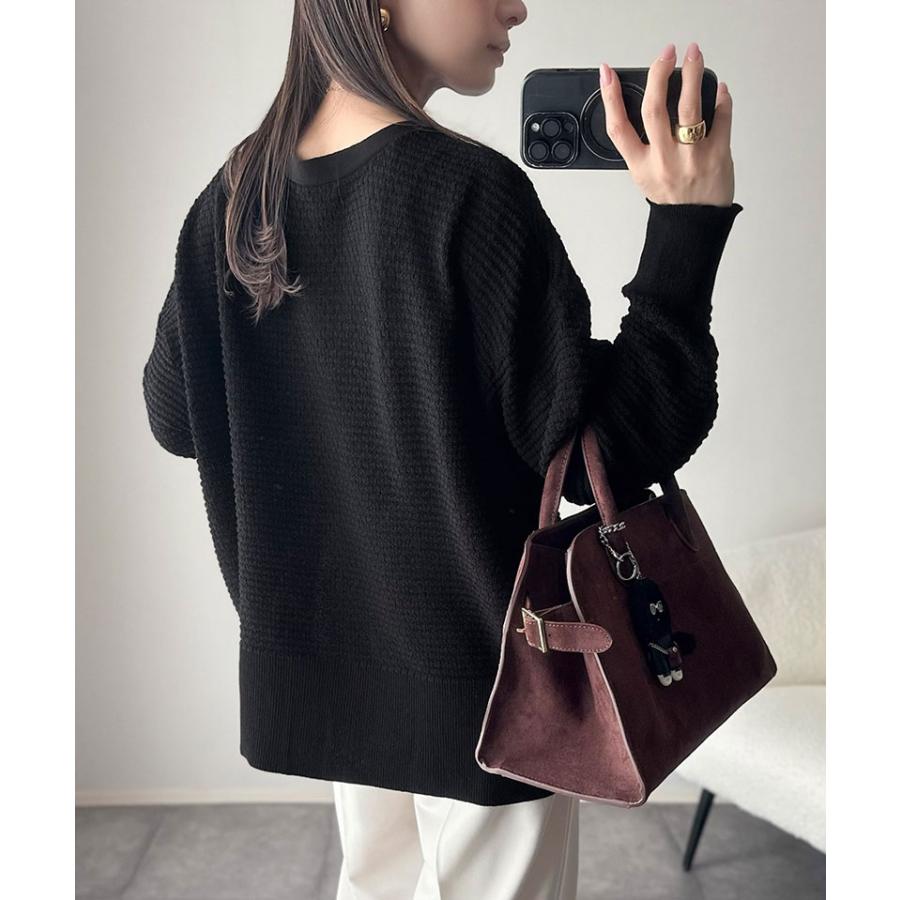 【 クラシカルエルフ classical elf 】 トップス カーディガン レディース ニット カーデ ブークレ編み 羽織り 立体感 上品 ニットカーディガン ゆったり | classicalelf | 09