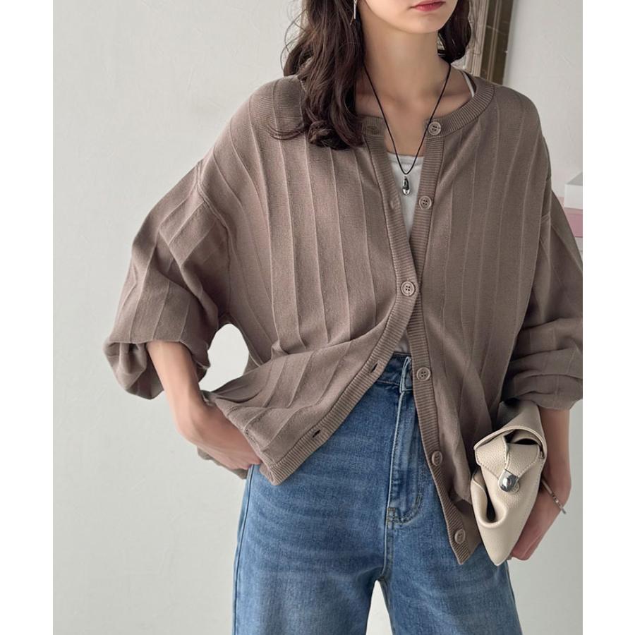 【 クラシカルエルフ classical elf 】カーディガン レディース 秋冬 トップス タック編み ゆるっと 羽織る 上品 スッキリ 着心地抜群 万能シルエット | classicalelf | 11