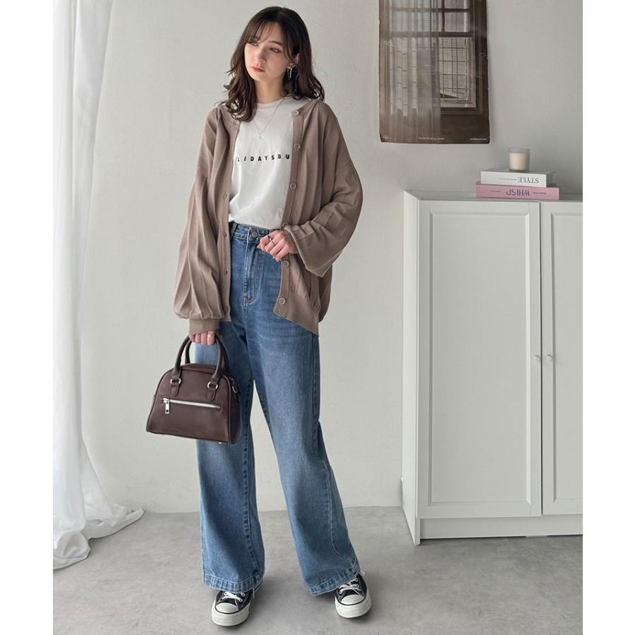 【 クラシカルエルフ classical elf 】カーディガン レディース 秋冬 トップス タック編み ゆるっと 羽織る 上品 スッキリ 着心地抜群 万能シルエット | classicalelf | 12