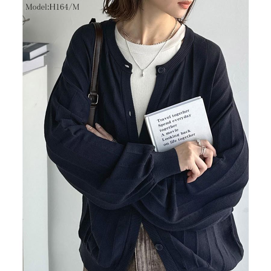 【 クラシカルエルフ classical elf 】カーディガン レディース 秋冬 トップス タック編み ゆるっと 羽織る 上品 スッキリ 着心地抜群 万能シルエット | classicalelf | 13