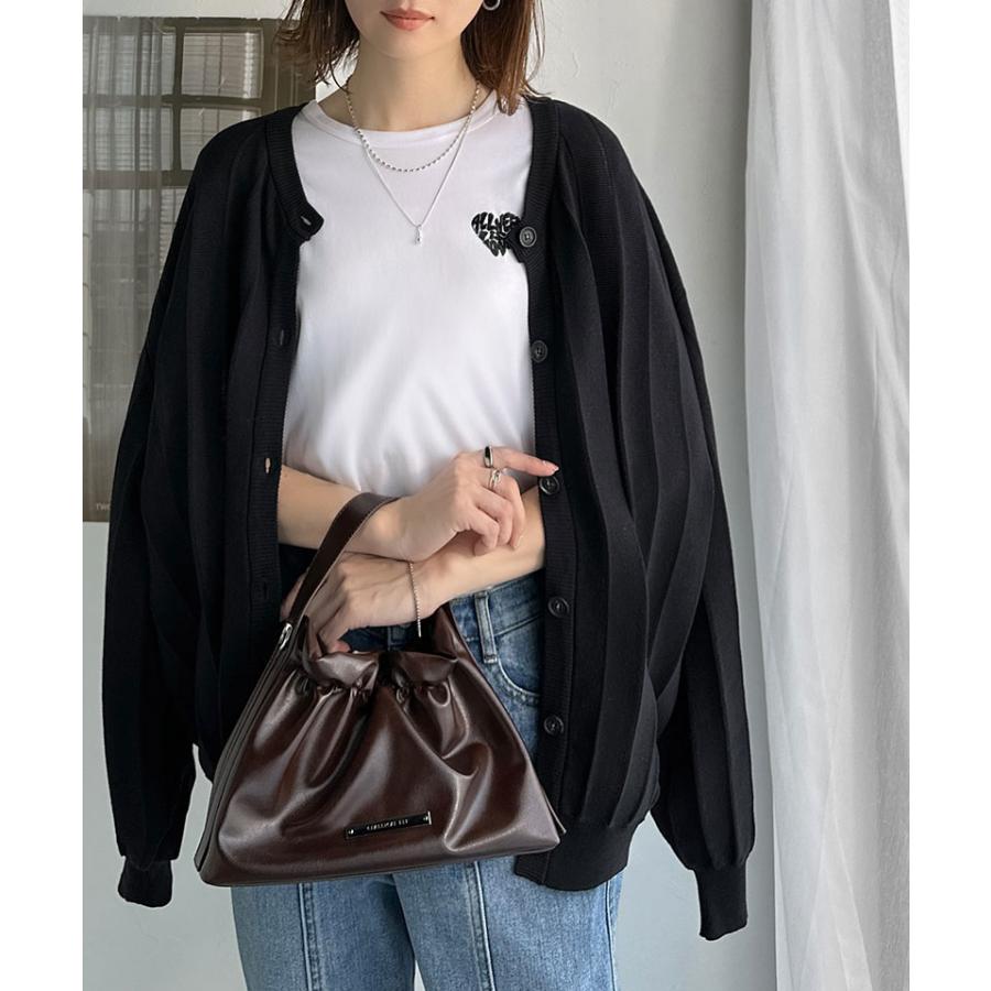 【 クラシカルエルフ classical elf 】カーディガン レディース 秋冬 トップス タック編み ゆるっと 羽織る 上品 スッキリ 着心地抜群 万能シルエット | classicalelf | 08