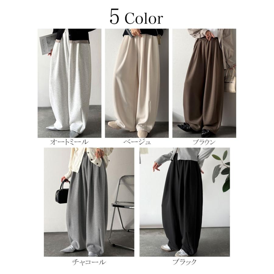 【 クラシカルエルフ classical elf 】ボトムス レディース パンツ レディース シンプルコーデ ダンボール イージー カーブパンツ ロングシーズン 着回し | classicalelf | 01