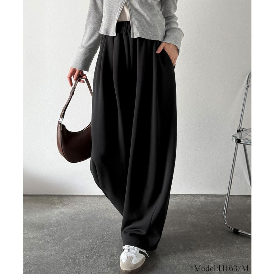 【 クラシカルエルフ classical elf 】ボトムス レディース パンツ レディース シンプルコーデ ダンボール イージー カーブパンツ ロングシーズン 着回し | classicalelf | 02