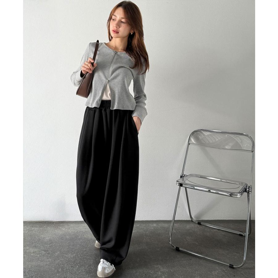 【 クラシカルエルフ classical elf 】ボトムス レディース パンツ レディース シンプルコーデ ダンボール イージー カーブパンツ ロングシーズン 着回し | classicalelf | 04