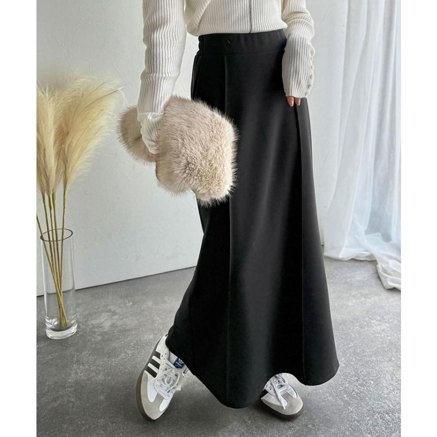 【 クラシカルエルフ classical elf 】スカート ロング 秋冬 ボトムス レディース もっちり 肉感 美シルエット ダンボール マーメイドスカート ロング | classicalelf | 03