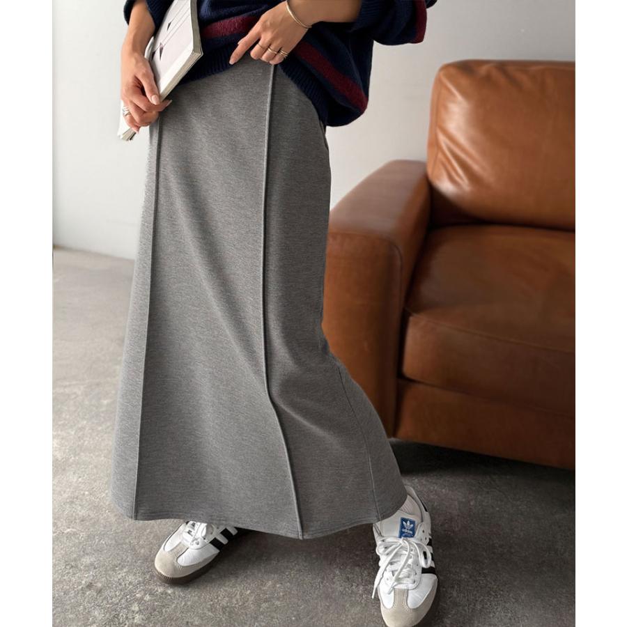 【 クラシカルエルフ classical elf 】スカート ロング 秋冬 ボトムス レディース もっちり 肉感 美シルエット ダンボール マーメイドスカート ロング | classicalelf | 07