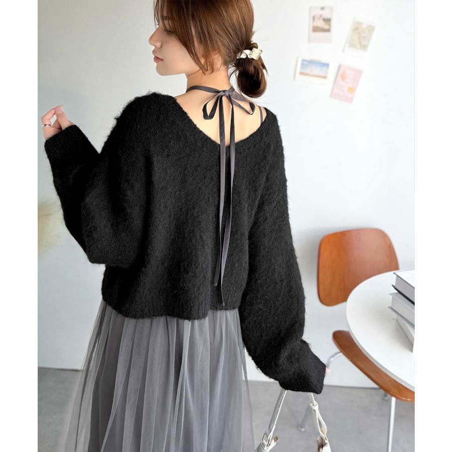 【 クラシカルエルフ classical elf 】ワンピース 秋冬 きれいめ レディース 褒められ マルチ way ニット チュール ワンピ セットアイテム ロングシーズン | classicalelf | 05