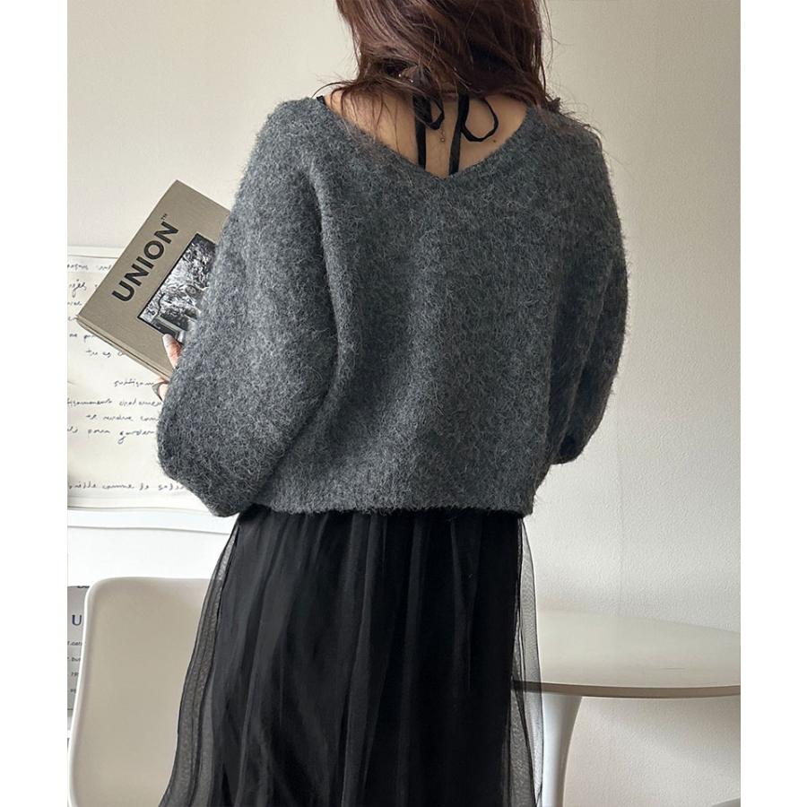 【 クラシカルエルフ classical elf 】ワンピース 秋冬 きれいめ レディース 褒められ マルチ way ニット チュール ワンピ セットアイテム ロングシーズン | classicalelf | 09