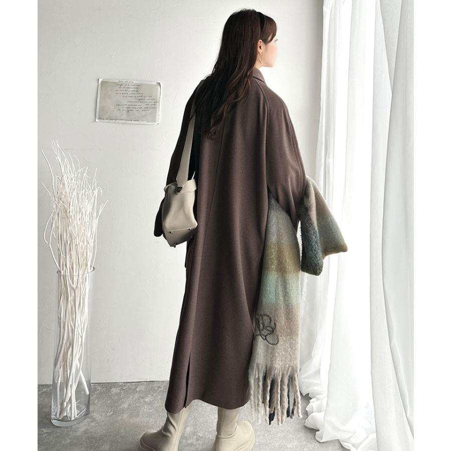 【 クラシカルエルフ classical elf 】ステンカラーコートレディース アウター コート ロング丈 比翼 上品 シンプル 高級感 スタンドカラー | classicalelf | 15