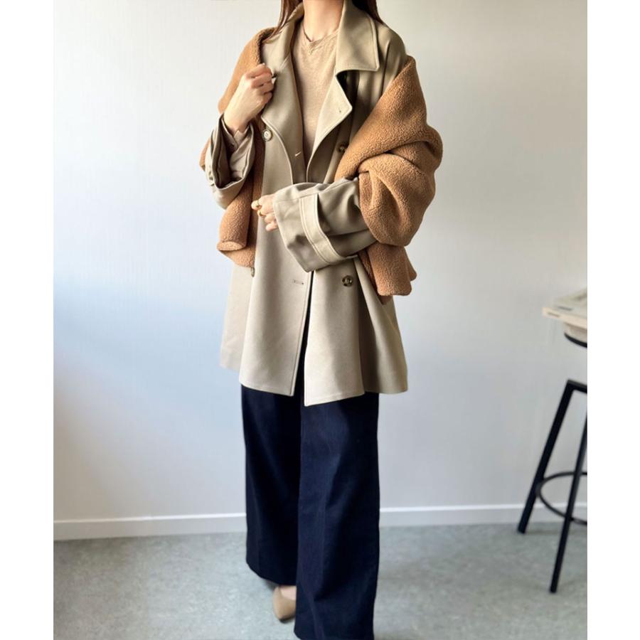 【 クラシカルエルフ classical elf 】 トップス アウター レディース ケープ 付き スタンド カラー ミドル丈 マルチway コート ベルト付き 大きいサイズ | classicalelf | 14