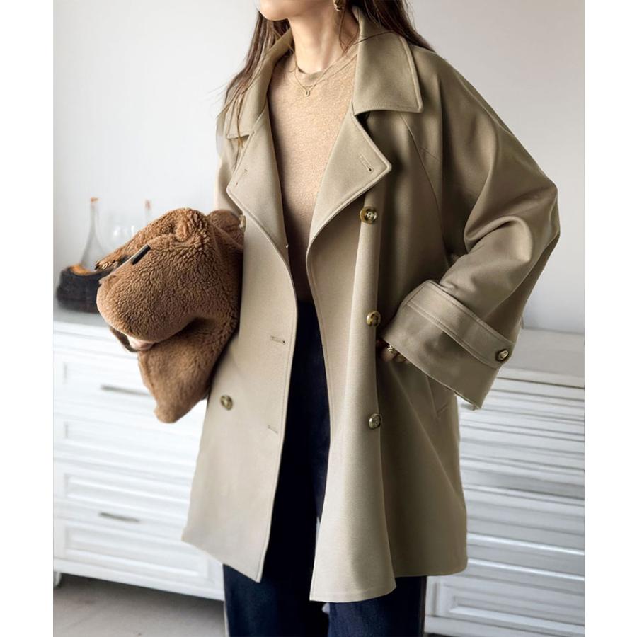 【 クラシカルエルフ classical elf 】 トップス アウター レディース ケープ 付き スタンド カラー ミドル丈 マルチway コート ベルト付き 大きいサイズ | classicalelf | 15