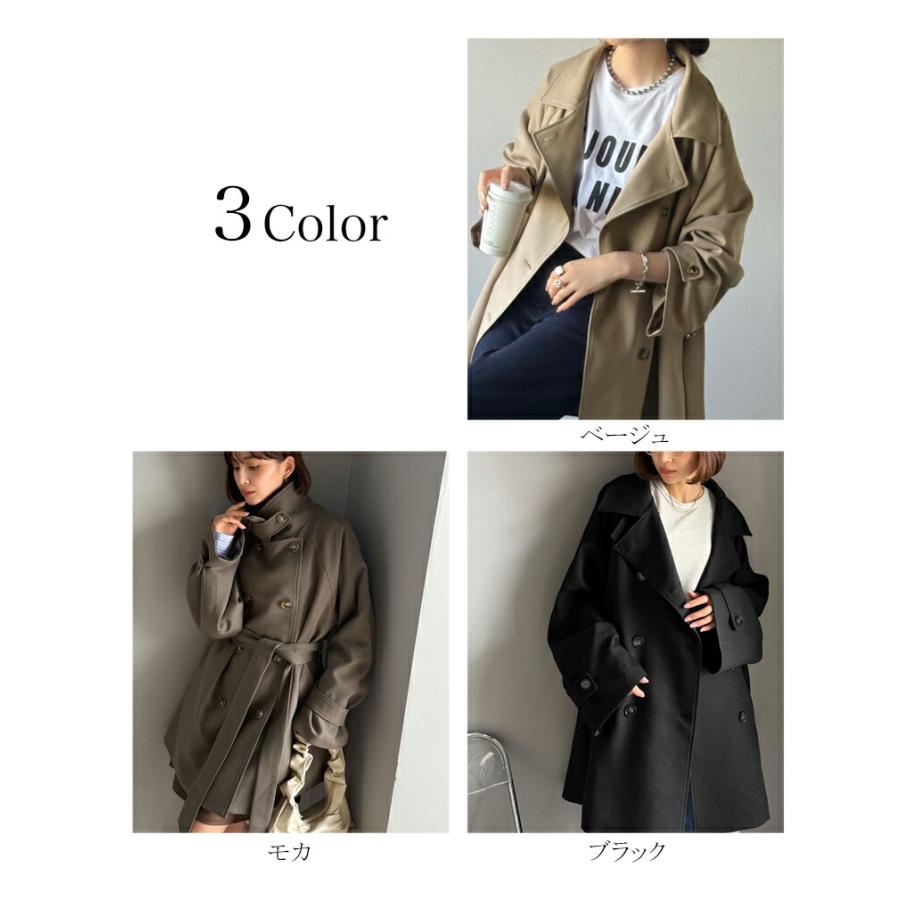 【 クラシカルエルフ classical elf 】 トップス アウター レディース ケープ 付き スタンド カラー ミドル丈 マルチway コート ベルト付き 大きいサイズ | classicalelf | 01