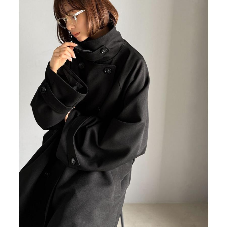 【 クラシカルエルフ classical elf 】 トップス アウター レディース ケープ 付き スタンド カラー ミドル丈 マルチway コート ベルト付き 大きいサイズ | classicalelf | 05