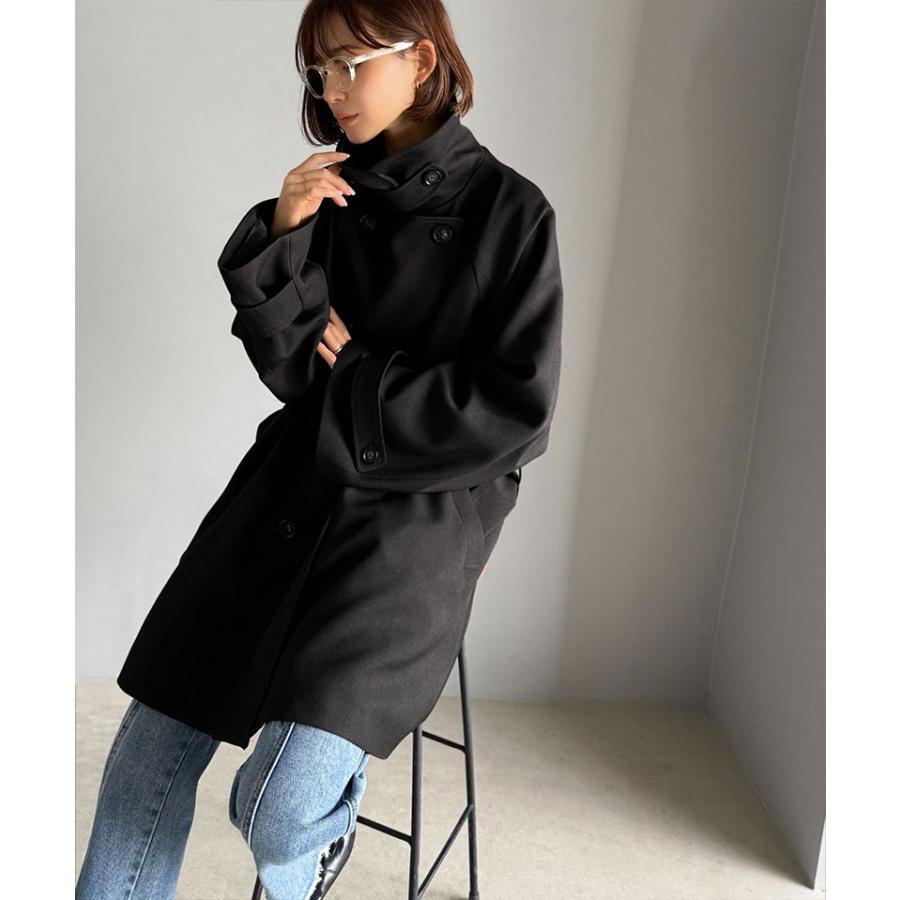 【 クラシカルエルフ classical elf 】 トップス アウター レディース ケープ 付き スタンド カラー ミドル丈 マルチway コート ベルト付き 大きいサイズ | classicalelf | 06