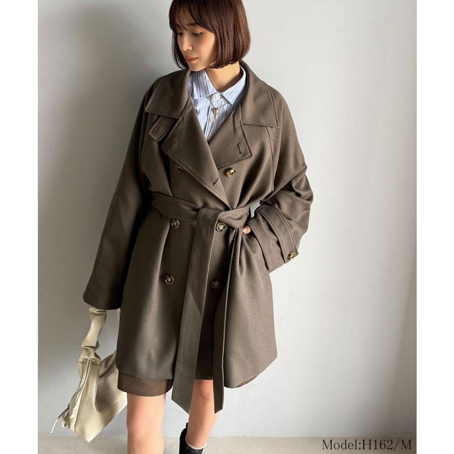 【 クラシカルエルフ classical elf 】 トップス アウター レディース ケープ 付き スタンド カラー ミドル丈 マルチway コート ベルト付き 大きいサイズ | classicalelf | 07