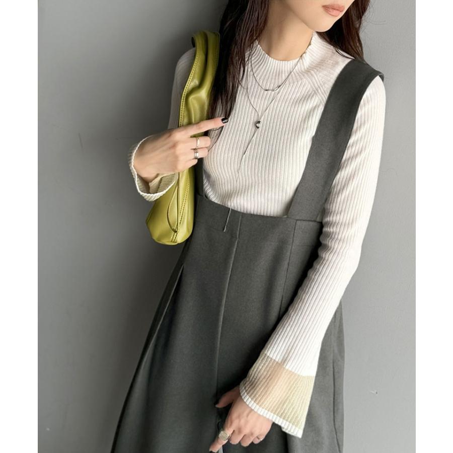 【 クラシカルエルフ classical elf 】オールインワン ワイド パンツ サロペット レディース ワイドシルエット 楽ちん 体型カバー 着やせ効果 上品 | classicalelf | 10