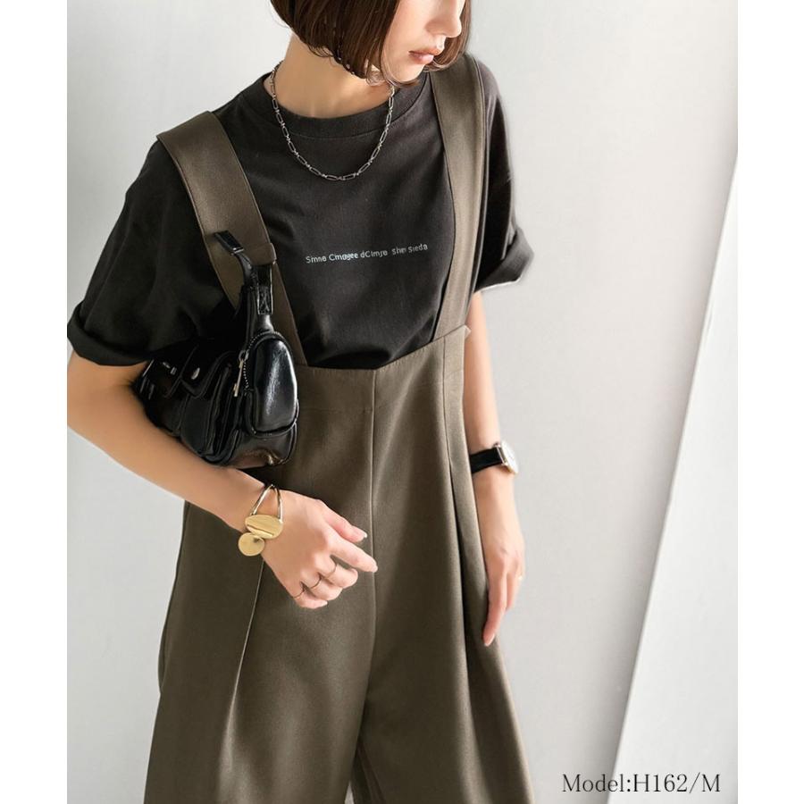 【 クラシカルエルフ classical elf 】オールインワン ワイド パンツ サロペット レディース ワイドシルエット 楽ちん 体型カバー 着やせ効果 上品 | classicalelf | 12